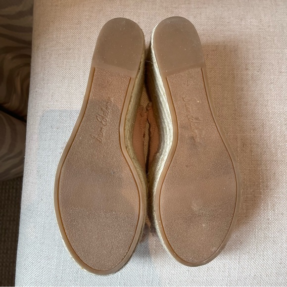 Sam Edelman Pink 'Dina' Frayed Canvas Espadrilles Size 7.5 - Picture 8 of 9